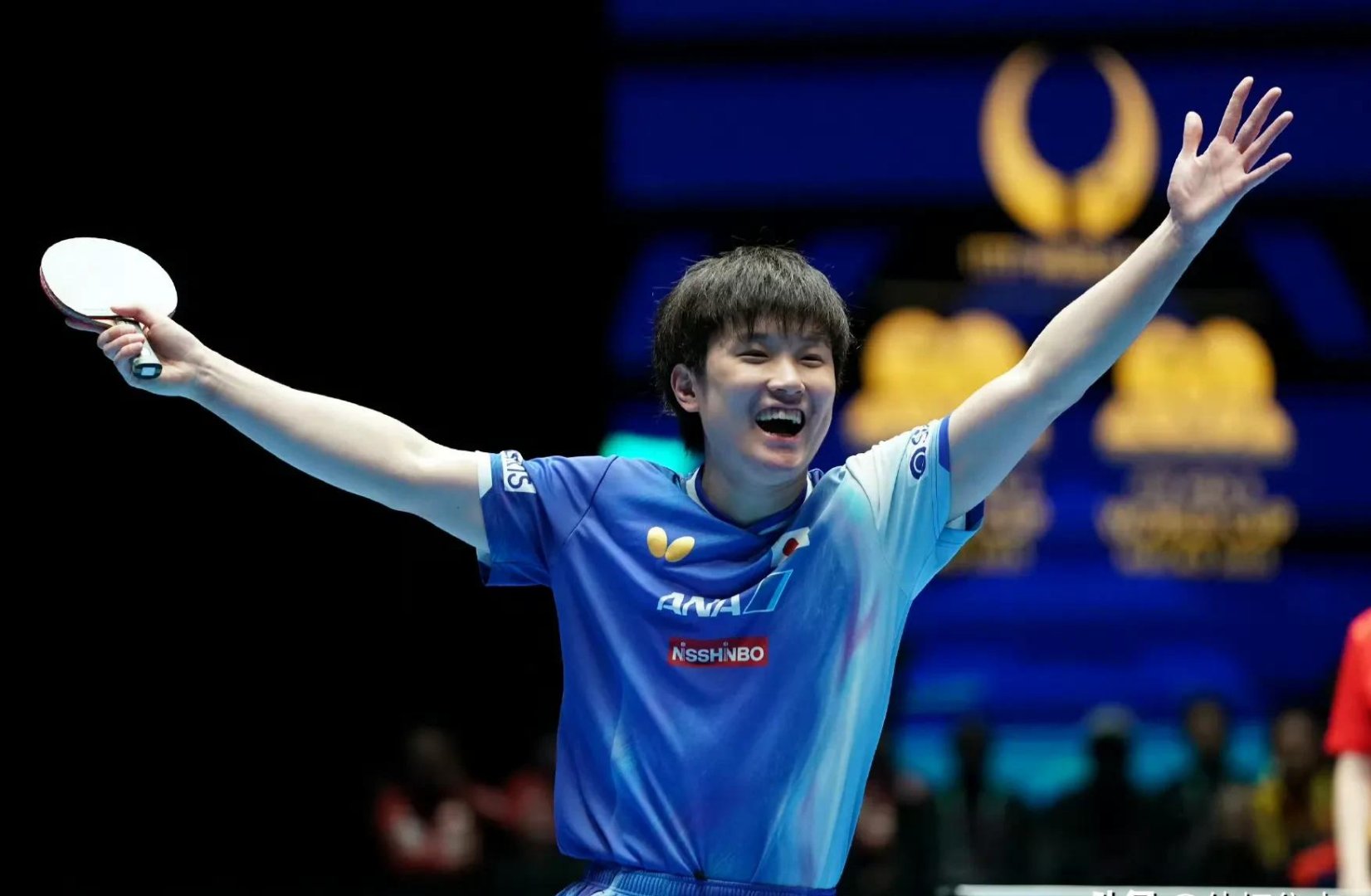 包含奥地利乒乓球队完胜法国乒乓球队，张本智和制霸全场的词条